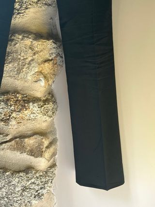 Pantalón de fiesta negro acampanado