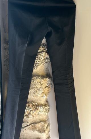 Pantalón de fiesta negro acampanado