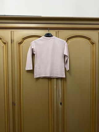 Maglia ZARA Claude Monet stampa rosa anni 5-6