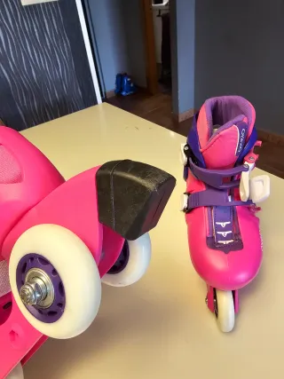 Patines Oxelo Talla 26-28 Rosas