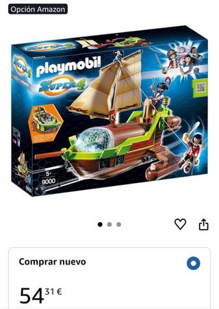 Barco Pirata Súper 4 Playmobil