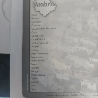 Cartolina CD Umbria Vintage