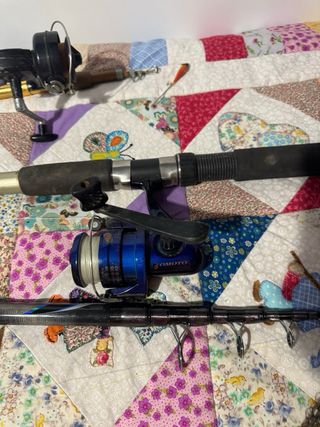 Cañas de pescar y accesorios