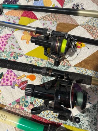 Cañas de pescar y accesorios