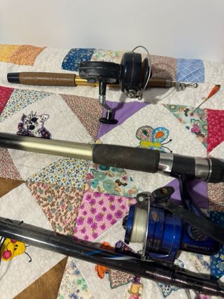 Cañas de pescar y accesorios