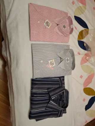3 Camisas Rayas Talla 43 por 9€