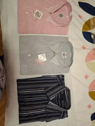 3 Camisas Rayas Talla 43 por 9€