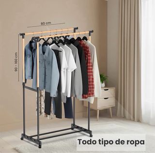 Perchero Burro Extensible con Ruedas