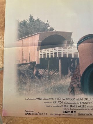 Los Puentes de Madison Clint Eastwood 1995