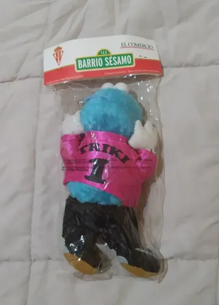 Peluche Triki Barrio Sésamo Sporting Gijón