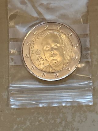 Moneda Mónaco 2 Euros 2025
