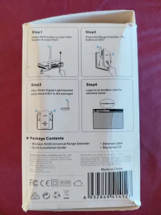 Tenda Amplificador Inalámbrico 300Mbps A301