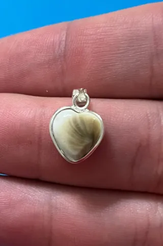 Energético Colgante Ojo Shiva Corazón Plata 925