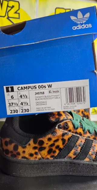 Adidas Campus 00s Leopard Print 37.5