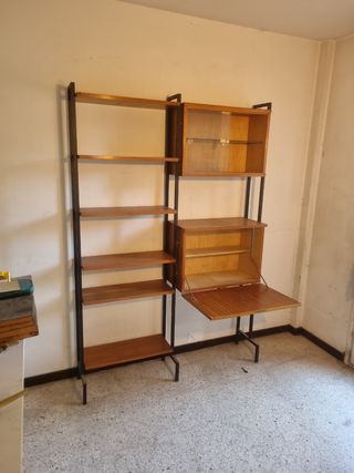 Estantería Vintage Madera y Metal