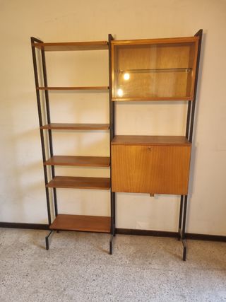Estantería Vintage Madera y Metal