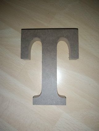 Letras em MDF Cru 15cm