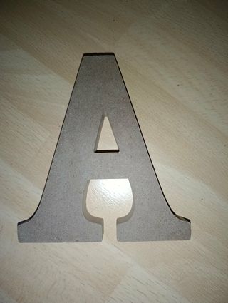 Letras em MDF Cru 15cm