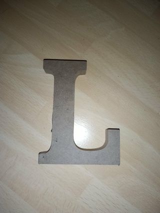 Letras em MDF Cru 15cm