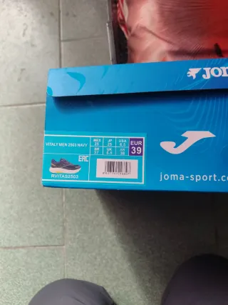 Zapatillas deportivas Joma azul y verde