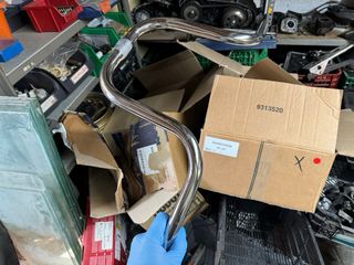 Manillar Chopper Moto/Bici Cromado