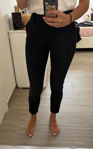 Pantalón tobillero negro