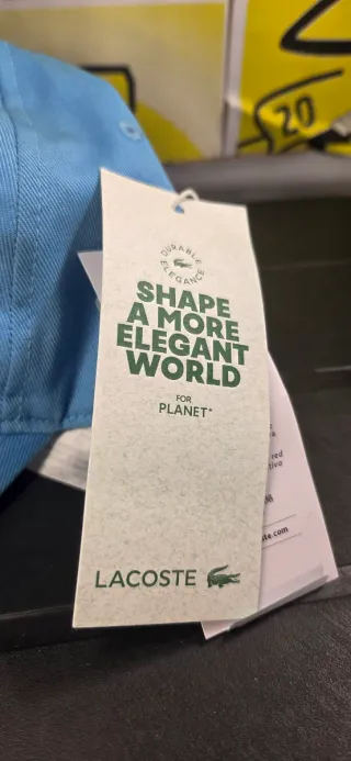 Boné Lacoste Unisex Croc Logo Azul