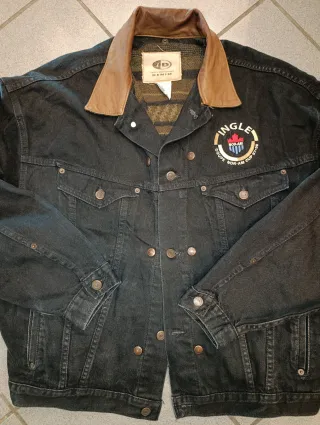 Giacca Jeans ID denim International Sherpa Nera XL