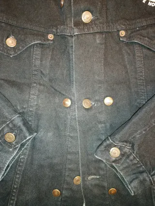 Giacca Jeans ID denim International Sherpa Nera XL