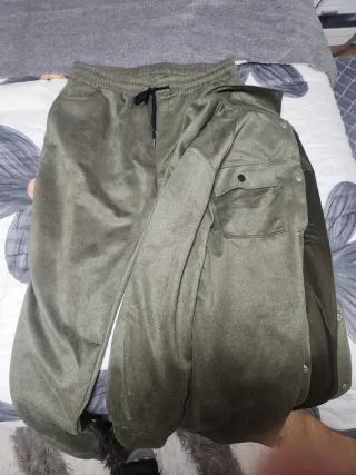 Conjunto Camisa y Pantalón Verde Oliva