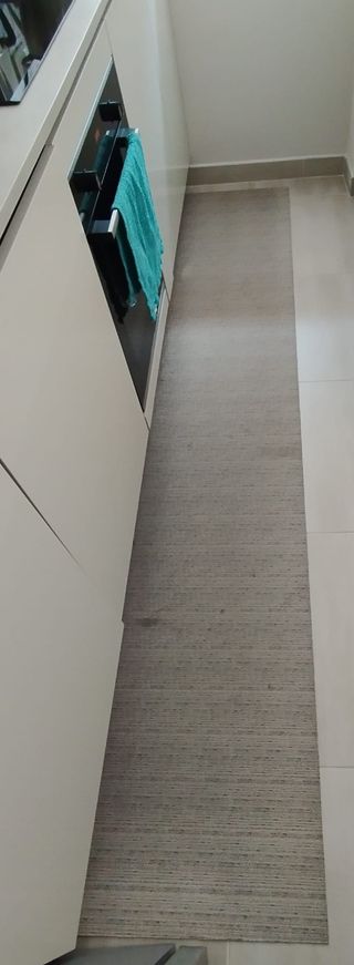 Tappeto da cucina beige/grigio