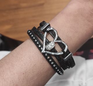 Pulsera Corazón Brillante