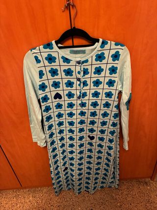 Camisón Agatha Ruiz de la Prada azul Talla M