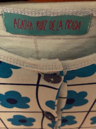 Camisón Agatha Ruiz de la Prada azul Talla M