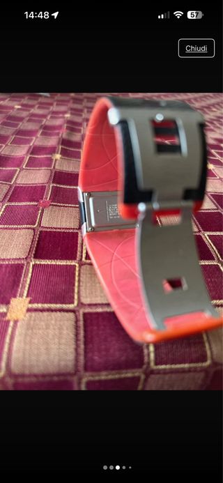 Orologio Nike Uomo Nero Rosso