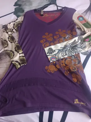 Camiseta Desigual Manga Larga Multicolor