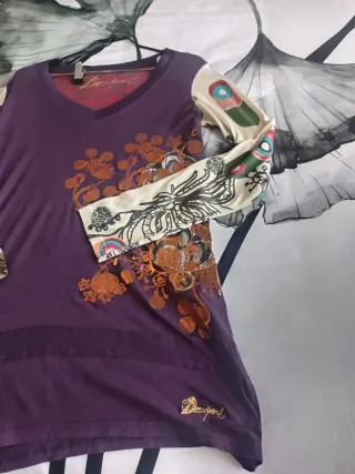 Camiseta Desigual Manga Larga Multicolor