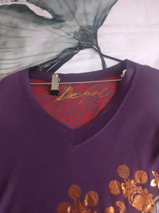 Camiseta Desigual Manga Larga Multicolor