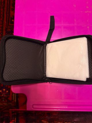 Custodia CD/DVD 20 posti Celeste e Nera