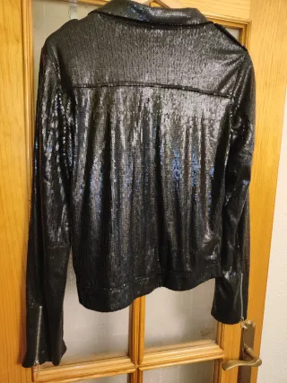 Chaqueta brillante talla M