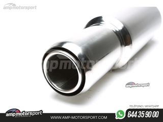 SILENCIOSO UNIVERSAL SALIDA REDONDA DOBLE FILO 115 / 80 MM