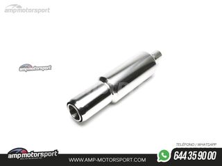 SILENCIOSO UNIVERSAL SALIDA REDONDA DOBLE FILO 115 / 80 MM