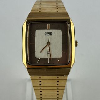 Seiko Seagull 6030-5490 Square Dorado Dial Quartz