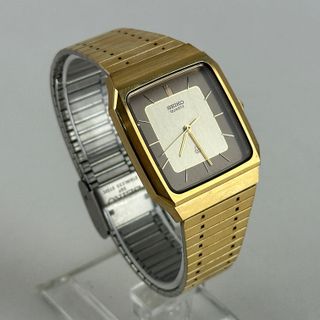 Seiko Seagull 6030-5490 Square Dorado Dial Quartz