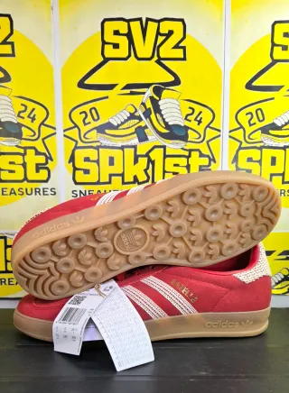 Adidas Gazelle Indoor 39.5 Crochet Pack Vermelho