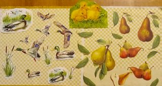 Set decorazioni decoupage tegole tovaglioli