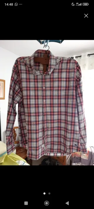 Lote 5 Camisas manga larga pactwork y 2 camisetas