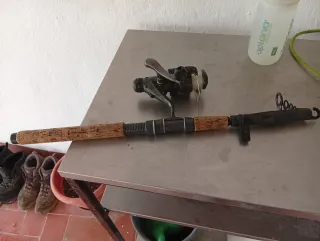 Caña de spiniss y Blas bass