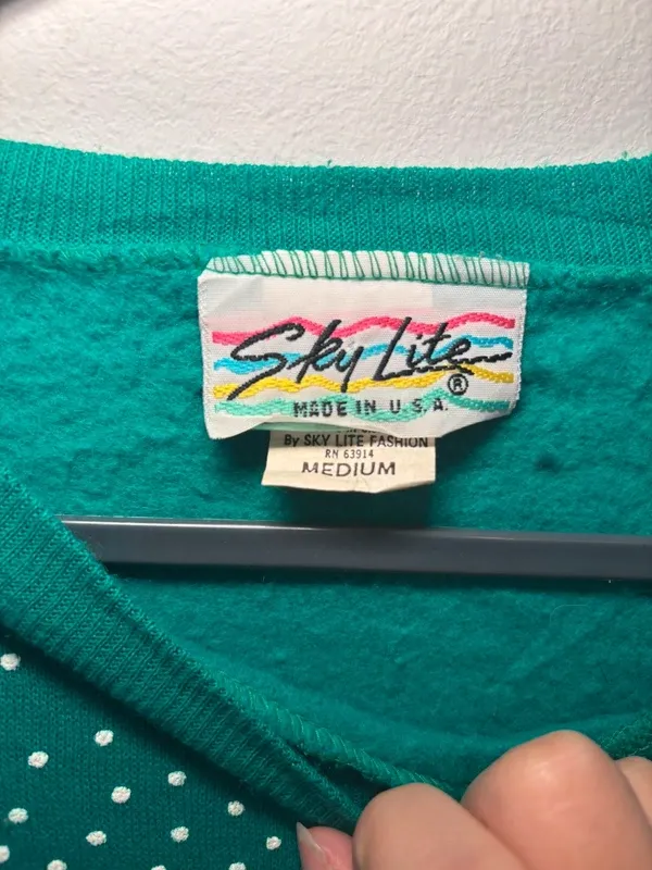 Felpa Natale USA M Verde Renne