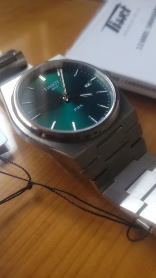 Tissot PRX 40mm Cuarzo Esfera Verde